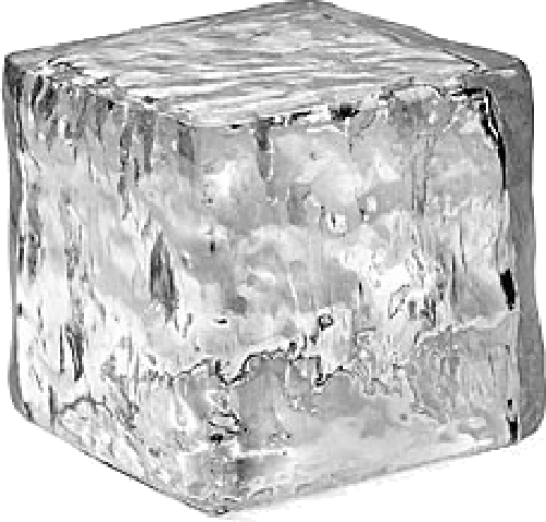 Frozen Ice Cube Png Download - Block Of Ice Transparent (502x480), Png Download
