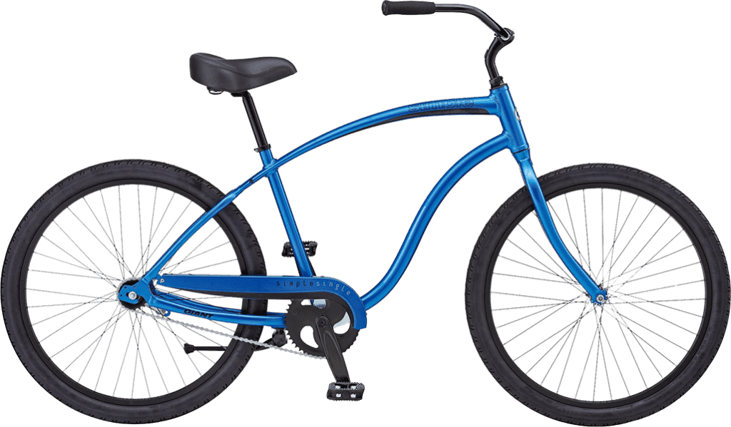 Bike Rental, Bike Rentals, Bicycle Rental, Cruiser - Giant Simple 3 Beach Cruiser (1024x599), Png Download