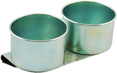 1050 8 ~ Tin Double Cups - Permalink (600x480), Png Download