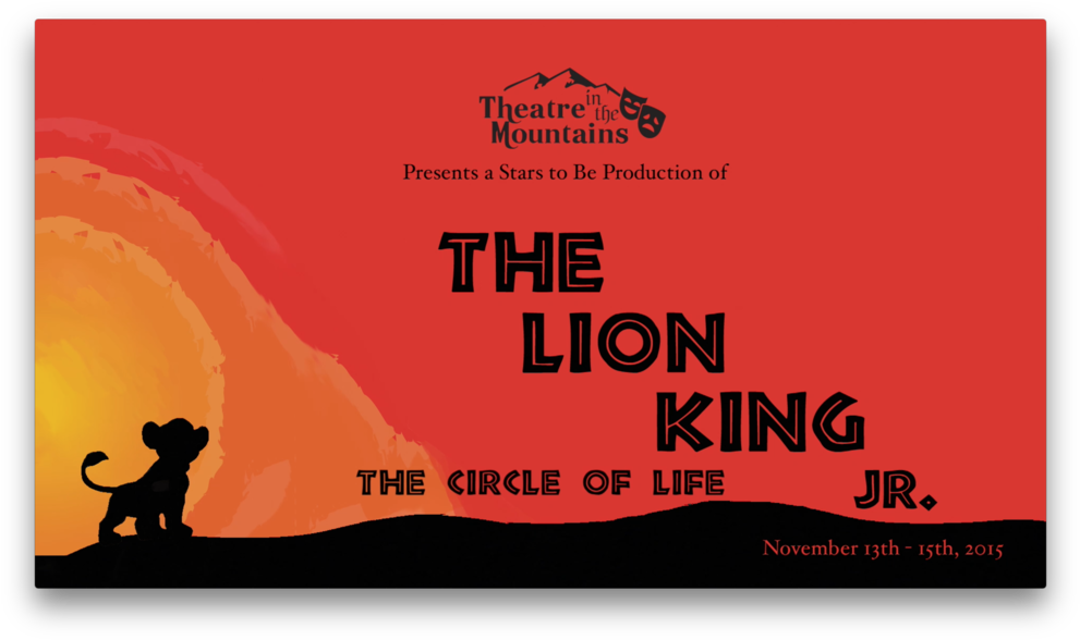 Opening Number To Theatre In The Mountains The Lion (1000x595), Png Download