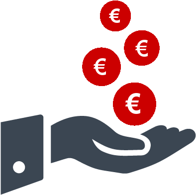 ¿necesitas Dinero - Euro Icon (450x450), Png Download