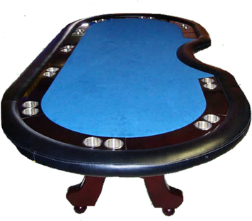 10 Seater Poker Table Double Cup - Poker Table (510x600), Png Download