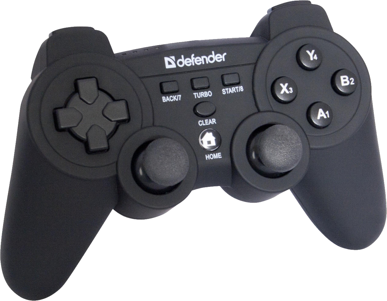 Gamepad Png Image - Геймпад Defender Game Racer Turbo (1271x987), Png Download