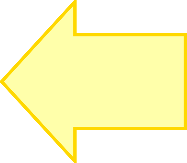 Yellow Arrow Clip Art At Clker - Clip Art (600x523), Png Download