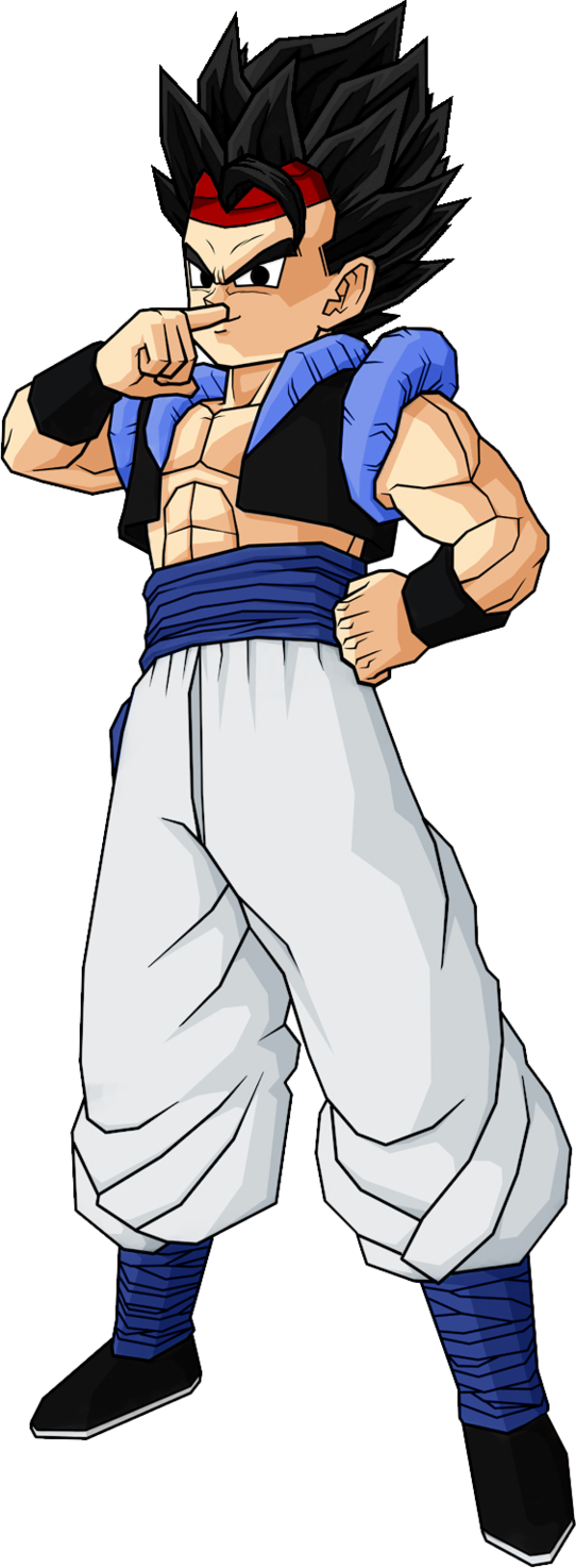 Kid Gogeta Jr By Db Own Universe Arts-d4959lt - Adult Gogeta Jr (542x1474), Png Download