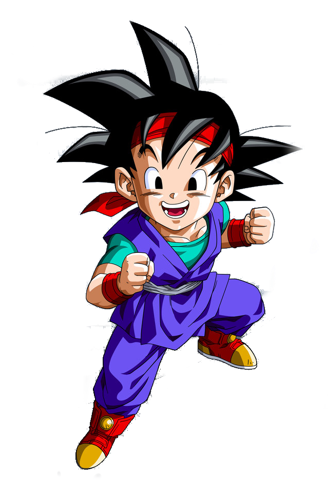 Son Goku Jr - Dragon Ball Gt Goku Jr (730x1095), Png Download