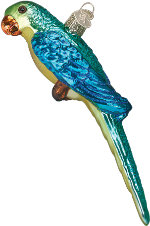 Old World Christmas Ornament - Parakeet (516x516), Png Download