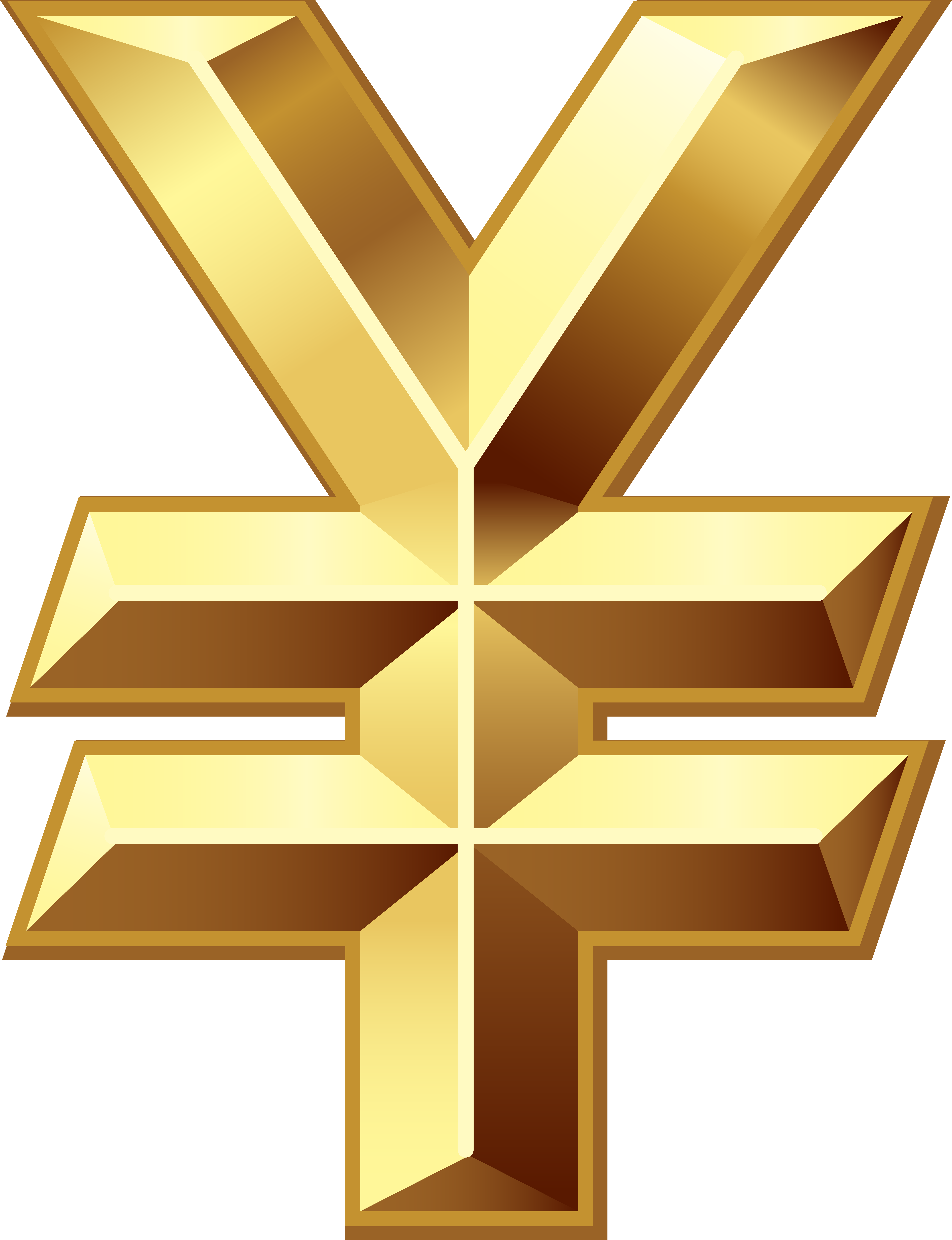 Japanese Yen Sign Png Clip Art - Japanese Yen Clipart (461x600), Png Download
