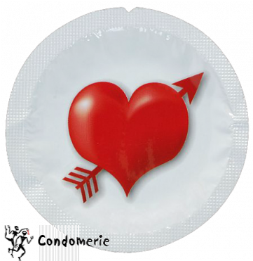 Heart Arrow Condom - Male Condom (370x370), Png Download