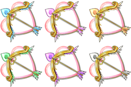 Heart Arrow Set - Arrow (462x308), Png Download