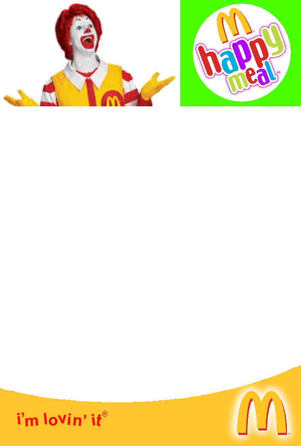Mcdonalds Happy Meal Box Template - Happy Meal Fanon Wikia (600x889), Png Download