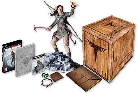 Rise Of The Tomb Raider Collector's Edition - Shadow Of The Tomb Raider Ps4 Collector's Edition (475x319), Png Download
