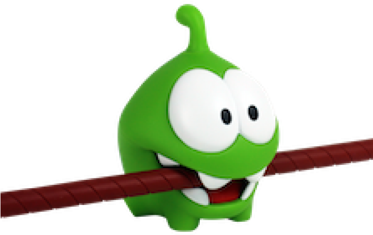 Happy Meal Cut The Rope - Om Nom Mcdonalds Toys (756x477), Png Download