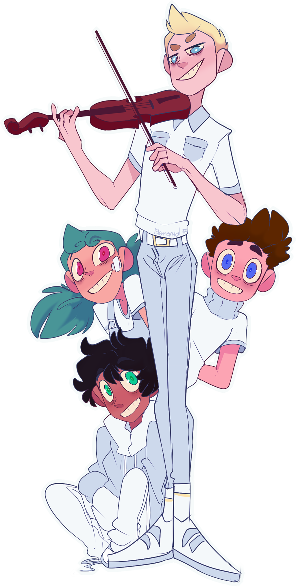 Camp Camp By Elemental-fa - David And Daniel Camp Camp (635x1257), Png Download