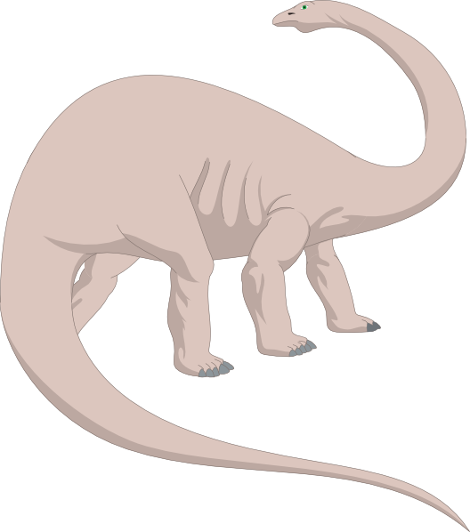 Small - Brachiosaurus Svg (528x598), Png Download