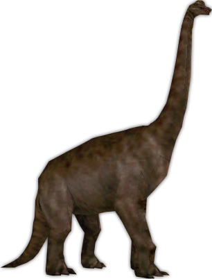 Brachiosaurus - Dinosaur Mamenchisaurus (306x402), Png Download