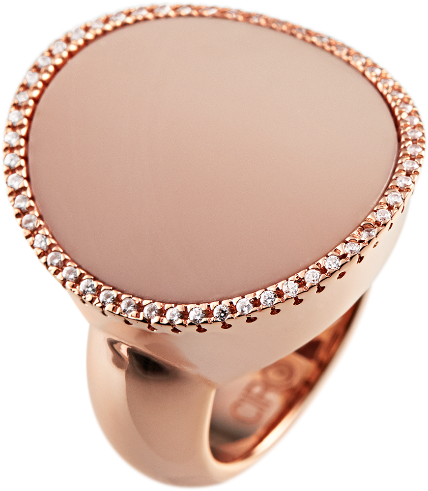 Joanne Circle Ring Pink - Ring (1200x1200), Png Download