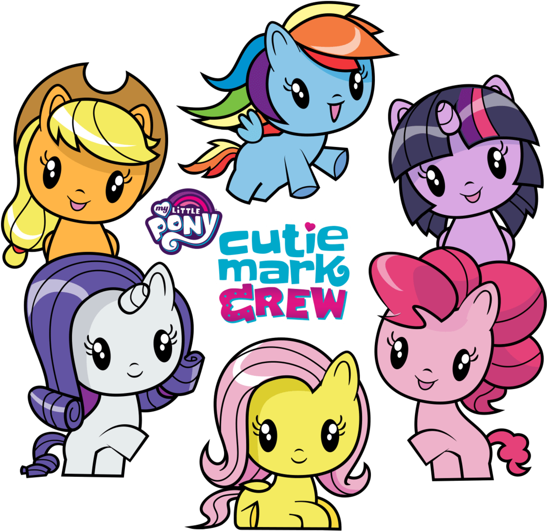 The Cutie Mark Crew Happy Meal Toys Are Now Available - Little Pony Cutie Mark Crew (1280x1244), Png Download