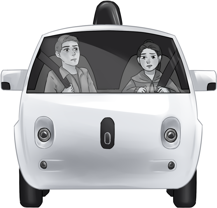 What Do They Mean For The Future Of Teens On The Road - Car (1800x900), Png Download