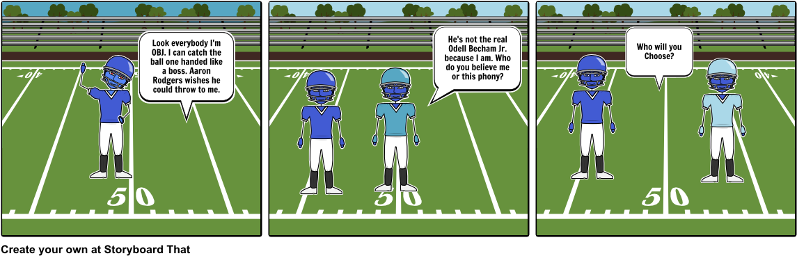 A Football Story - Cartoon (1164x385), Png Download