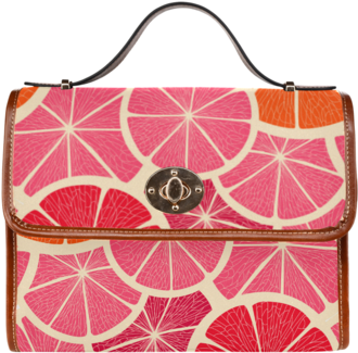 Sale Psylocke High-grade Waterproof Canvas Briefcase - Grapefruit Vintage Background Wristlet (480x480), Png Download