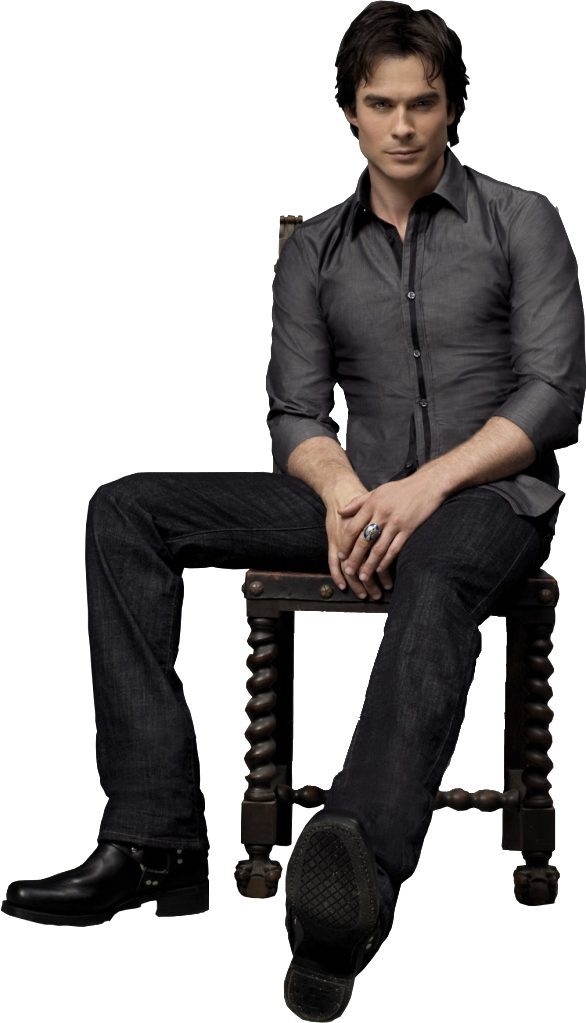 Contenu Sponsorisé - Damon Salvatore Vampire Diaries (586x1023), Png Download