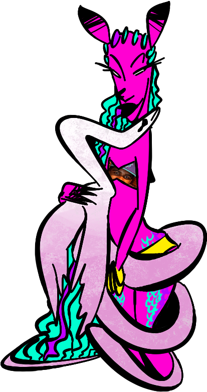 Angel Glub - Seapunk - Illustration (432x800), Png Download