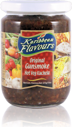 Original Gunsmoke Hot Veg Kuchela 375g - Kuchela (400x600), Png Download