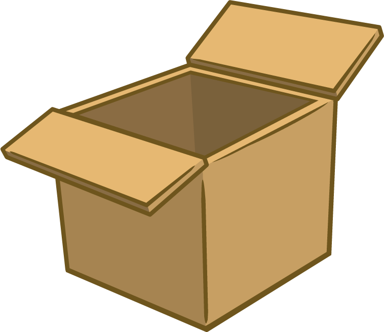 Silly Scavenger Hunt Icon - Club Penguin Box Png (758x655), Png Download