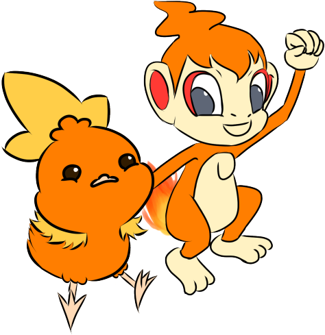 As Stated Here Torch Is Best Friends With Chimchar - Torch (540x540), Png Download