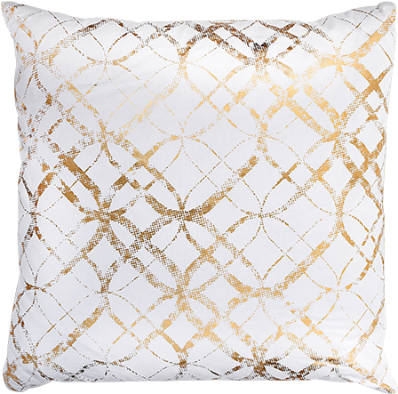 Image For 20x20" White Decorative Pillow With Yellow - Cushion (519x804), Png Download