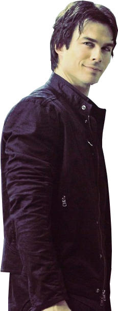 9»damon Salvatore [ian Somerhalder] - Damon Salvatore Smirk (243x611), Png Download