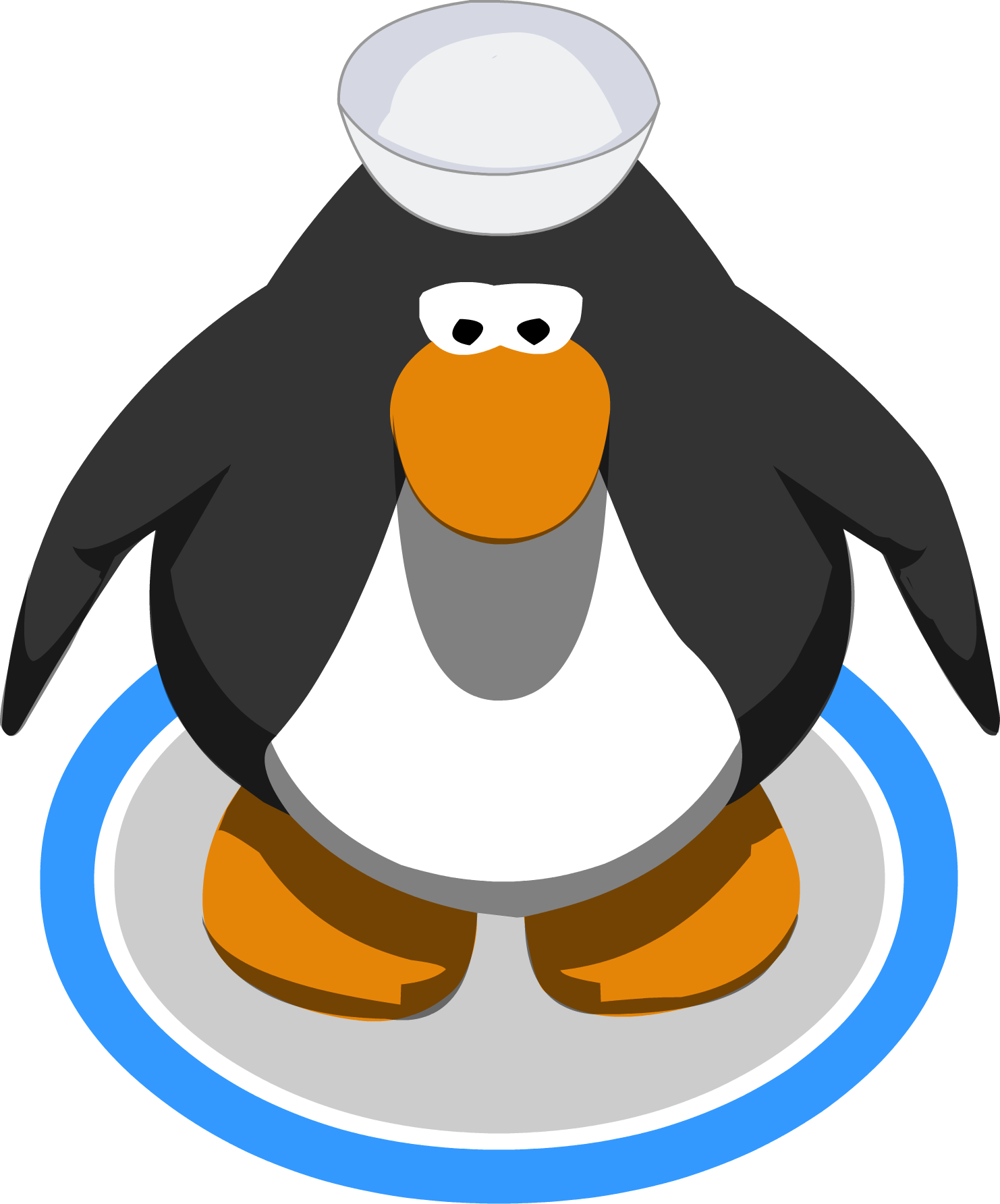 Sailor Hat Ig - Red Penguin Club Penguin (1482x1784), Png Download
