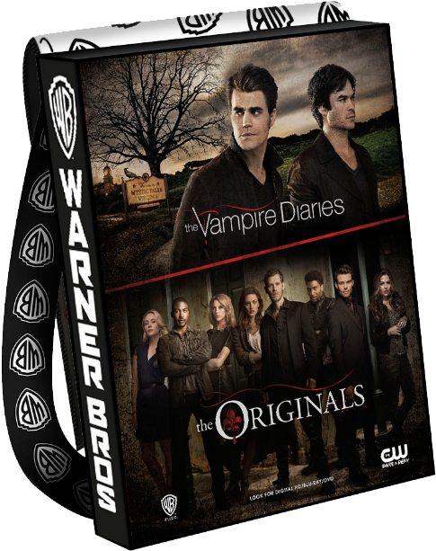 2016 Wbsdcc Tvd-to Bag Back - Vampire Diaries Hardcover Ruled Journal By Insight (520x620), Png Download