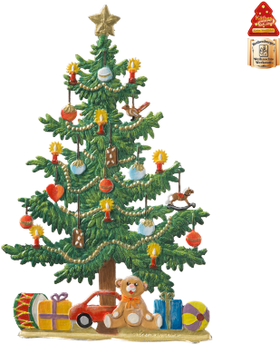 Standing Ornament Christmas Tree - Christmas Tree (390x390), Png Download