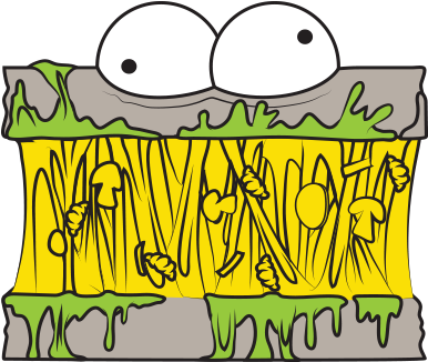 Sloppy Pizza Box 1 - Grossery Gang Pizza Box (400x400), Png Download