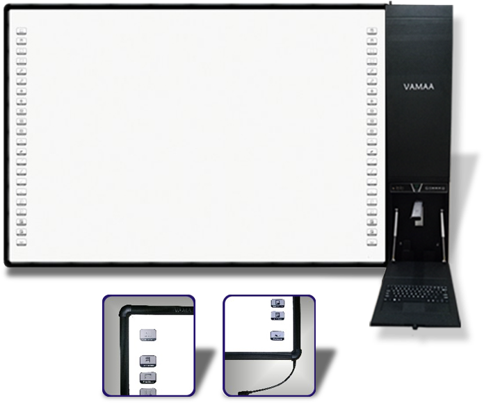 Infrared Interactive White Board - Interactive Whiteboard (800x768), Png Download