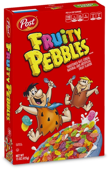 Post Fruity Pebbles Cereals (600x873), Png Download