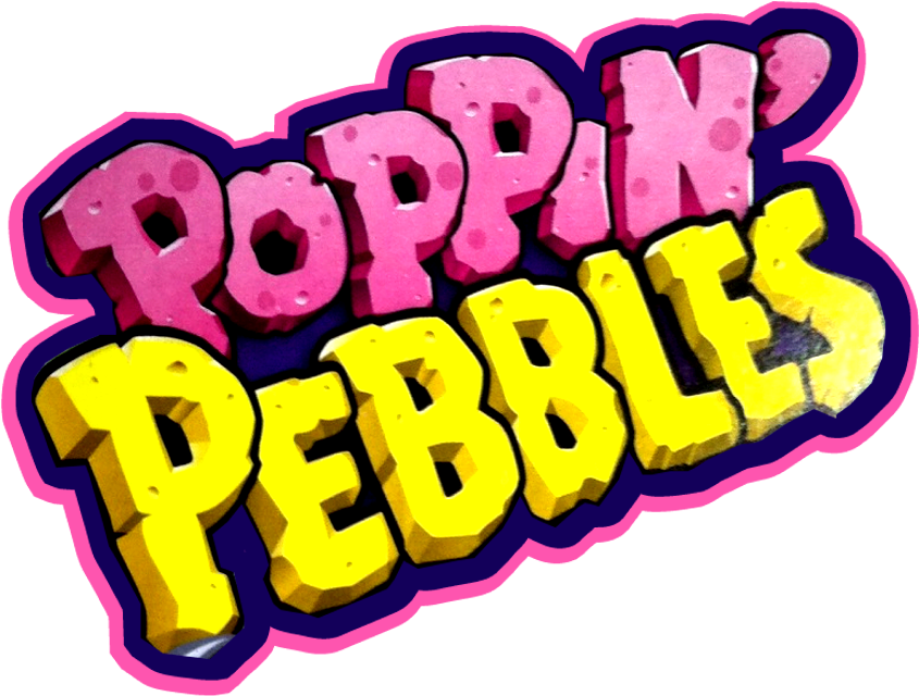 Post Cereal Logo Png - Poppin Pebbles (855x653), Png Download