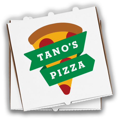 Tanos Pizza Box New - Tano's Pizza Belleville (500x500), Png Download