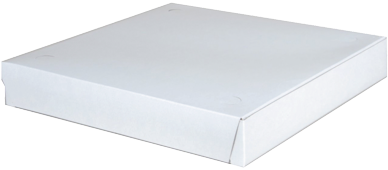 "c" Flute 150lb One Color Stock Pizza Box - Pizza Box (400x348), Png Download