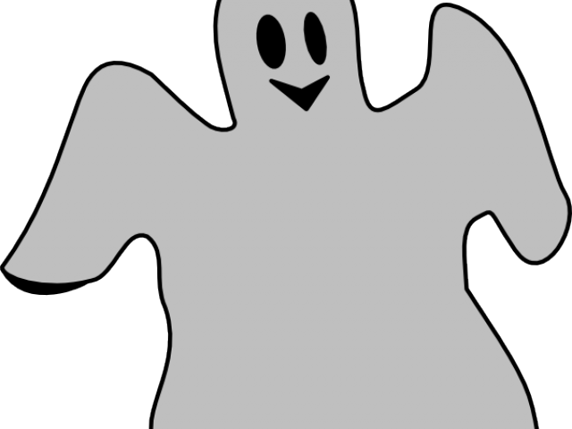 Ghost Clipart Ghost Outline - Clip Art (640x480), Png Download