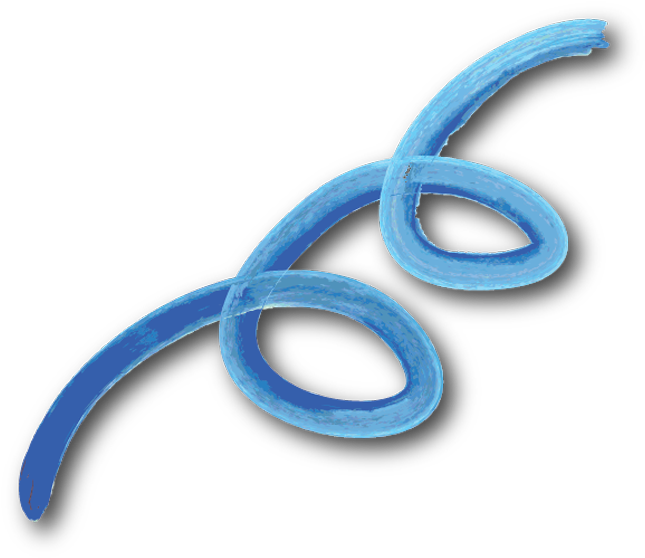 Red Streamer - Electric Blue (651x600), Png Download
