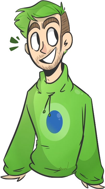 Jackieboy Copy By Liltingmoone-d9cnoto - Tim Burton Style Jacksepticeye (570x770), Png Download