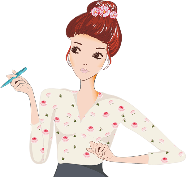 About Us - Girl (630x573), Png Download