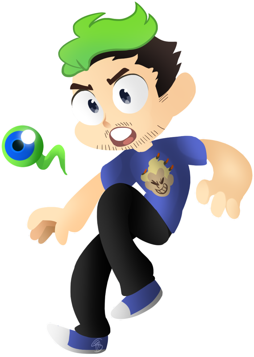 Floatingmegane Art Jacksepticeye Fanart - Jacksepticeye (1024x1317), Png Download