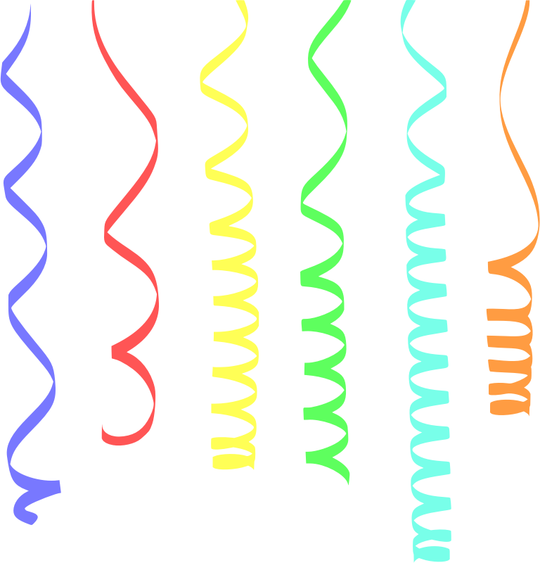 Flags Clipart Streamer - Streamers Clipart (768x800), Png Download