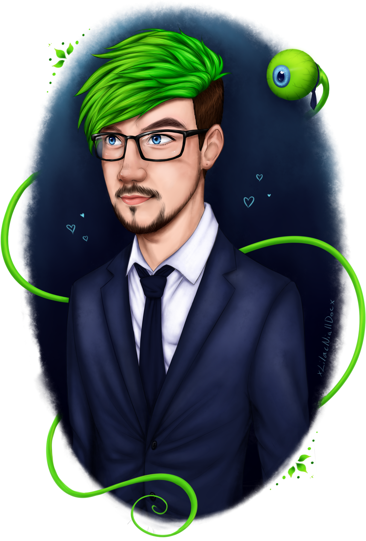 Jacksepticeye - Library (1280x1810), Png Download