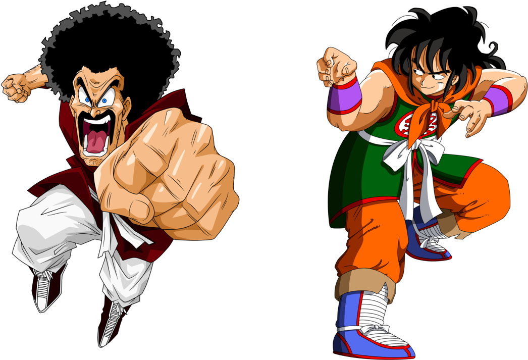 No Caption Provided - Yamcha And Mr Satan (1070x730), Png Download