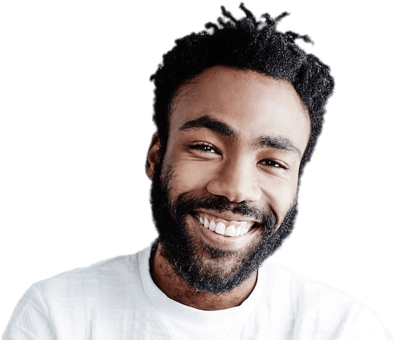 Childish Gambino Portrait - Donald Glover Beard (720x480), Png Download